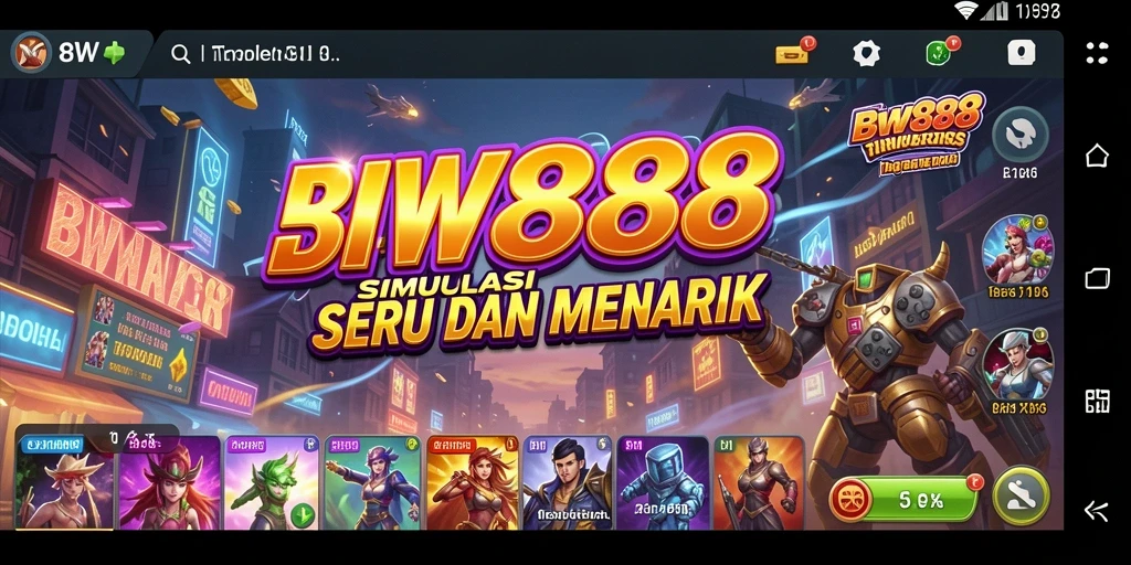 Gameplay BW888 yang menampilkan simulasi yang mendalam dan interaktif.