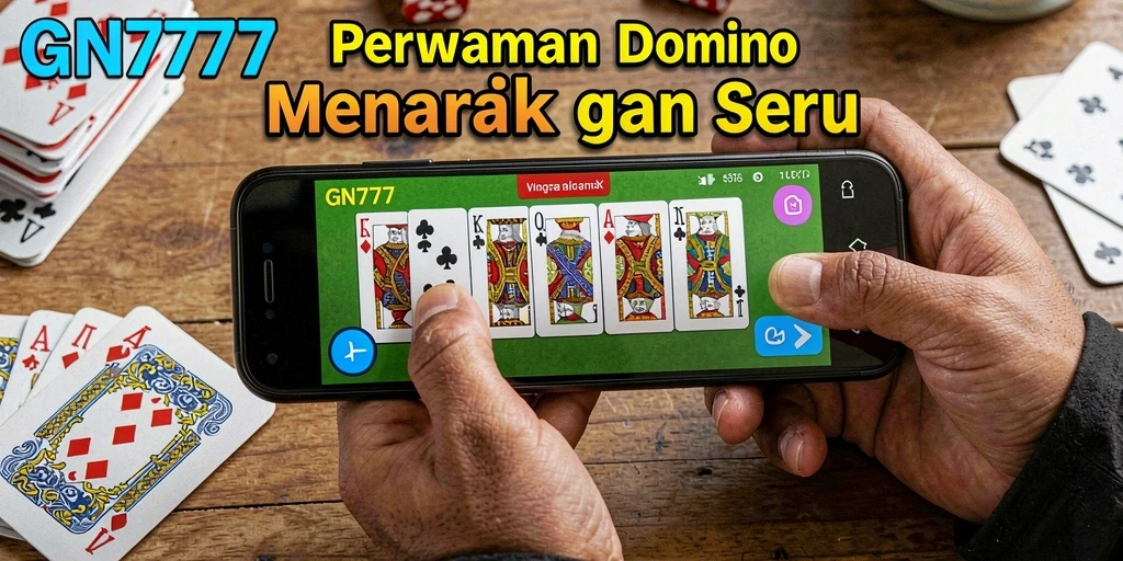 Screenshot gameplay GN777 dengan aksi domino seru.