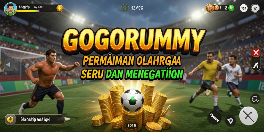 Tampilan penuh aksi dari gameplay GOGORUMMY yang seru.