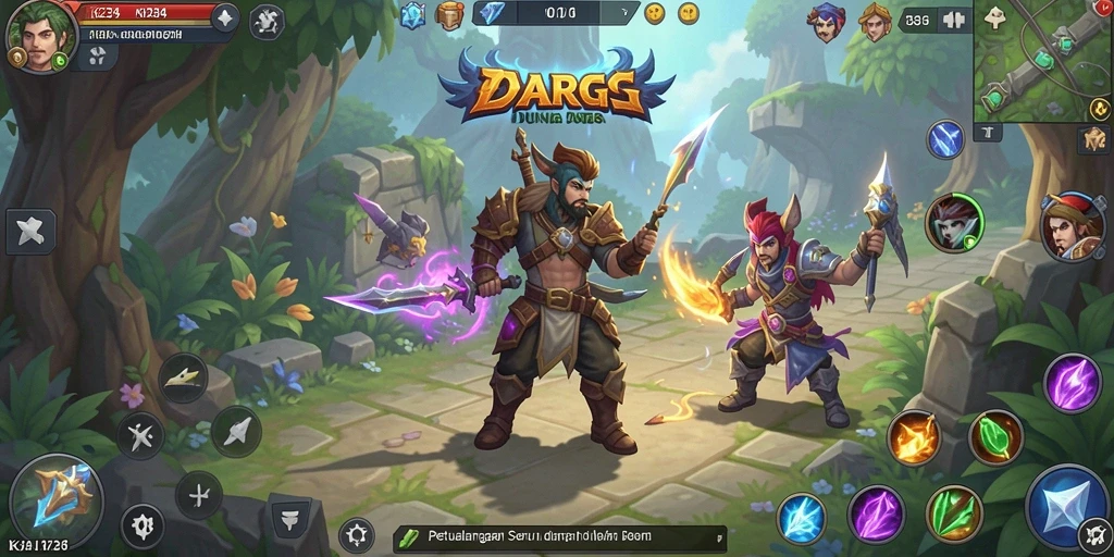 Tampilan gameplay seru K234 saat beraksi dalam pertempuran ARPG.