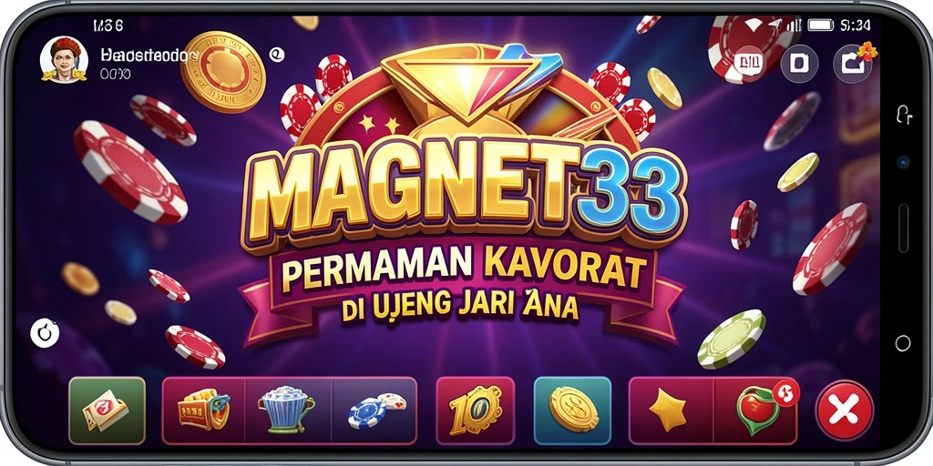 Screenshot gameplay menampilkan suasana Kasino yang seru dan penuh warna.