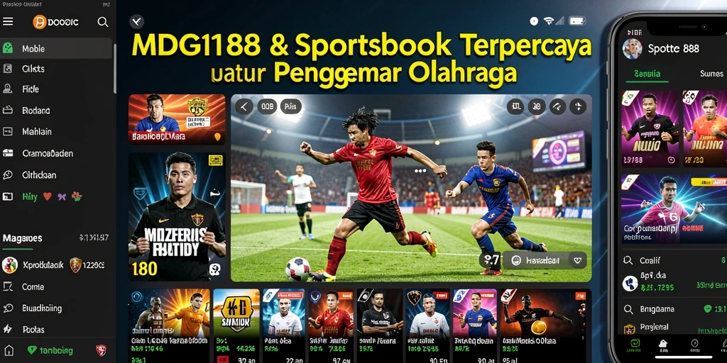 Tampilan gameplay menarik dari MDG188 saat melakukan taruhan olahraga.