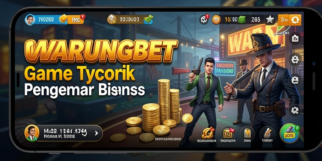 Screenshot fitur gameplay <strong>WARUNGBET</strong> saat mengelola warung.